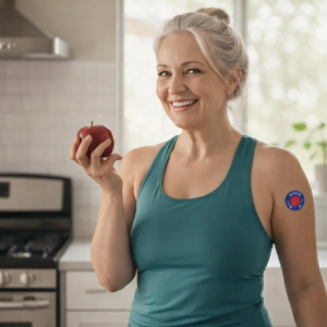 Emily smiling and feeling confident after adding Purisaki to her daily wellness routine